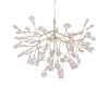 Подвесная люстра Crystal Lux Evita SP63 Gold/Transparent