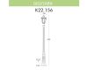 Уличный фонарь Fumagalli Gigi/Saba K22.156.000.BXF1R