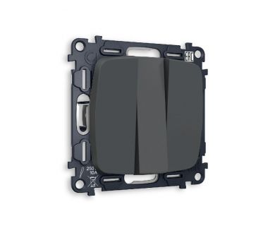 Купить Комплект механизма 3-кл выключателя Ambrella Volt Omega MO905010 Комплект механизма 3-кл выключателя Ambrella Volt Omega MO905010