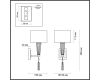Бра Odeon Light Latte 5403/1W