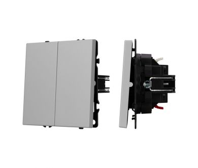 Купить Механизм выключателя двухклавишный проходной Arlight SWT-NOBE-MKP2-SFPL-IS (230V, 10A) 059423 Механизм выключателя двухклавишный проходной Arlight SWT-NOBE-MKP2-SFPL-IS (230V, 10A) 059423