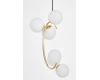 Подвесная люстра Lumina Deco Bonio LDP 7031-6 F.GD