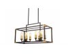 Подвесная люстра Lumina Deco Waldorf LDP 1140-8 BK+MD