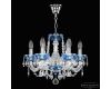 Подвесная люстра Bohemia Ivele Crystal 5402/6/141 Ni Aquamarine/M-1G