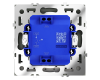 Выключатель одноклавишный с подсветкой Voltum S70 VLS010208 (черный матовый)