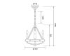 Подвесной светильник Wertmark Brenda WE586.03.503