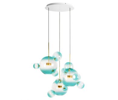 Купить Подвесная люстра Loft IT Bolle 2027-D3 Blue Подвесная люстра Loft IT Bolle 2027-D3 Blue