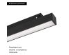Трековый магнитный светильник Arlight MAG-ORIENT-FLAT-L350-12W Day4000 (BK, 80 deg, 48V) 048750