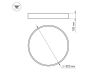 Потолочный светильник Arlight SP-TOR-PILL-PRISM-R800-94W Day4000 (WH, 100 deg, 230V) 022133(4)