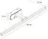 Подсветка для картин Arte Lamp Picture Lights Led A7712AP-1BK