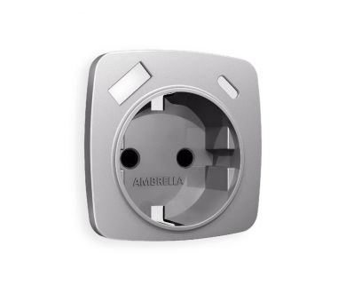 Купить Лицевая панель для розетки с/з со шторками 2USB A+C Ambrella Volt Omega OP5100 Лицевая панель для розетки с/з со шторками 2USB A+C Ambrella Volt Omega OP5100