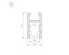 Алюминиевый профиль Arlight ARH-Micro-0510-2000 Anod 036385