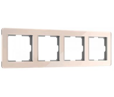 Купить Рамка на 4 поста Werkel Acrylic айвори 4690389190551 W0042743 a062134 Рамка на 4 поста Werkel Acrylic айвори 4690389190551 W0042743 a062134