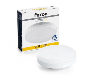 Купить Светодиодная диммируемая лампа Feron LB-456 GX53 12W 2700K 51064 Светодиодная диммируемая лампа Feron LB-456 GX53 12W 2700K 51064