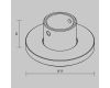 Основание напольное для круглого шинопровода Maytoni Levity TRA184BC-R-11B