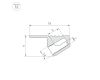 Алюминиевый профиль Arlight SL-MINI-SHELF-H9-2000 ANOD OLIVE GREY 038208