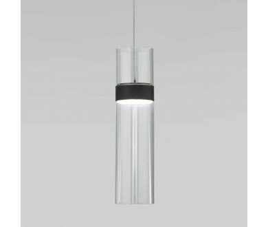 Купить Подвесной светильник Eurosvet Lumen 50244/1 LED черный/прозрачный a061288 Подвесной светильник Eurosvet Lumen 50244/1 LED черный/прозрачный a061288