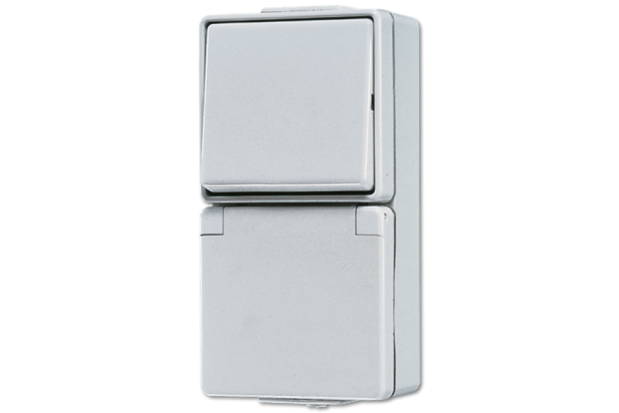 Розетка штепсельная Schuko Jung 676W