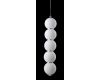 Подвесной светильник Crystal Lux Desi DESI SP5 CHROME/WHITE