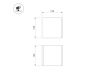 Уличный настенный светильник Arlight LGD-PERAN-WALL-S120x120-6W Warm3000 (Beige red, 0-80 deg, 230V) (IP65 Бетон) 061761