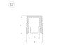Алюминиевый профиль с экраном Arlight SL-Mini-8-2000 Anod+Opal 036832