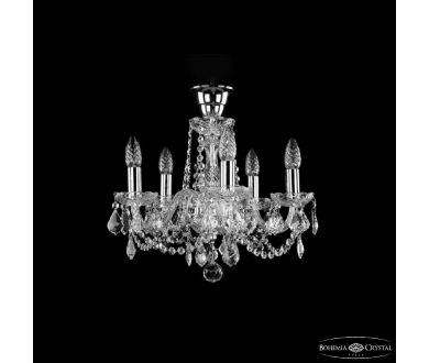 Купить Подвесная люстра Bohemia Ivele Crystal 1402/5/141 Ni Leafs Tube Подвесная люстра Bohemia Ivele Crystal 1402/5/141 Ni Leafs Tube
