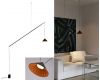 Подвесной светильник Italline IT03-1429 black/orange