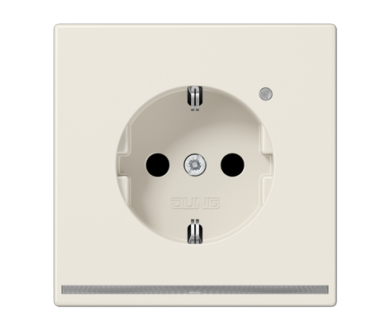 Купить Розетка Schuko с LED подсветкой Jung LS1520-OLNW Розетка Schuko с LED подсветкой Jung LS1520-OLNW