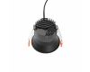 Встраиваемый светильник Iledex Technical Mars DIM 212-12W-D95-4000K-24DG-BK