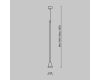 Подвесной светильник Maytoni Technical Pendant Arrow P064PL-01B-1