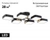 Потолочная люстра Ambrella Light Linetech Comfort FL4887