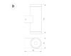 Уличный настенный светильник Arlight LGD-RAY-WALL-TWIN-R65-2x9W Day4000 (GR, 23 deg, 230V) 044850