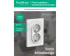 Розетка с/з двойная, 16А, в сборе Systeme Electric AtlasDesign ATN000124