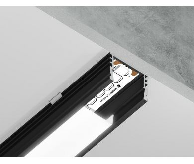 Купить Алюминиевый накладной профиль Ambrella Light Alum Profile GP1750BK Алюминиевый накладной профиль Ambrella Light Alum Profile GP1750BK