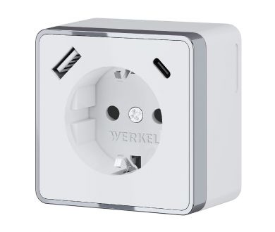 Купить Розетка с заземлением, шторками и USB Werkel Gallant 4690389179594 W5071701 a057698 Розетка с заземлением, шторками и USB Werkel Gallant 4690389179594 W5071701 a057698