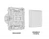 Комплект механизма 1-кл выключателя Ambrella Volt Alfa MA301010