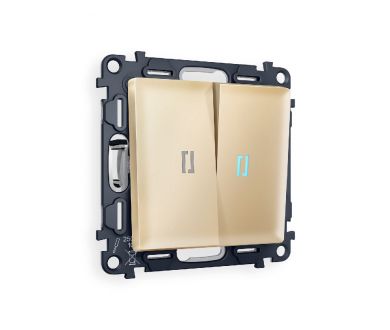 Купить Комплект механизма 2-кл выключателя с подсветкой Ambrella Volt Alfa MA604020 Комплект механизма 2-кл выключателя с подсветкой Ambrella Volt Alfa MA604020