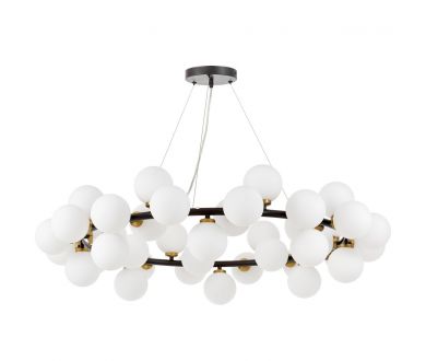 Купить Подвесная люстра Lumina Deco Marsiada LDP 6033-40 BK+MD Подвесная люстра Lumina Deco Marsiada LDP 6033-40 BK+MD