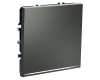 Проходной переключатель одноклавишный с подсветкой Voltum S70 VLS010406 (титан)