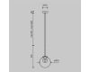 Подвесной светильник Maytoni Basic form MOD521PL-01G3