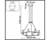 Подвесная люстра Odeon Light Hightech Defance 7143/55L