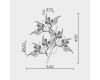 Настенный светильник Modelux premium ML.6808.450P CR
