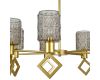 Люстра на штанге Indigo Preda 13025/7R Gold V000470