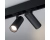 Трековый магнитный светильник Arlight MAG-SPOT-45-R85-12W Warm3000 (BK, 36 deg, 24V, DALI) 046593
