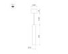 Подвесной светильник Arlight SP-PIPE-HANG-L300-R30-9W Warm3000 (BK, 24 deg, 230V) 038609