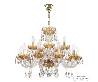 Купить Подвесная люстра Bohemia Ivele Crystal 5417/10+5/240 G Shampan/M-1H Подвесная люстра Bohemia Ivele Crystal 5417/10+5/240 G Shampan/M-1H