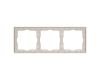 Рамка пластиковая Arlight FRM-NOBE-SFPL-3-CA 059458
