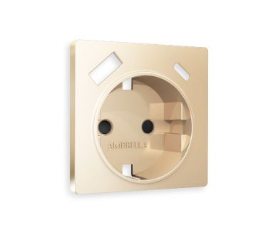 Купить Лицевая панель для розетки с/з со шторками 2USB A+C Ambrella Volt Alfa AP6100 Лицевая панель для розетки с/з со шторками 2USB A+C Ambrella Volt Alfa AP6100