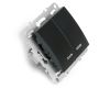 Выключатель 2-клавишный с индикатором Stekker Эрна PSW10-9102-03 49147