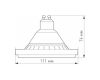 Светодиодная лампа Arlight AR111-UNIT-GU10-15W-DIM Warm3000 (WH, 24 deg, 230V) 026867